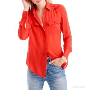 J. Crew Silk Shirt NWT